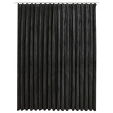 Vidaxl gardin blackout med krokar 290x245 cm sammet antracit