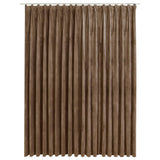 Vidaxl Curtain blackout with hooks 290x245 cm velvet beige