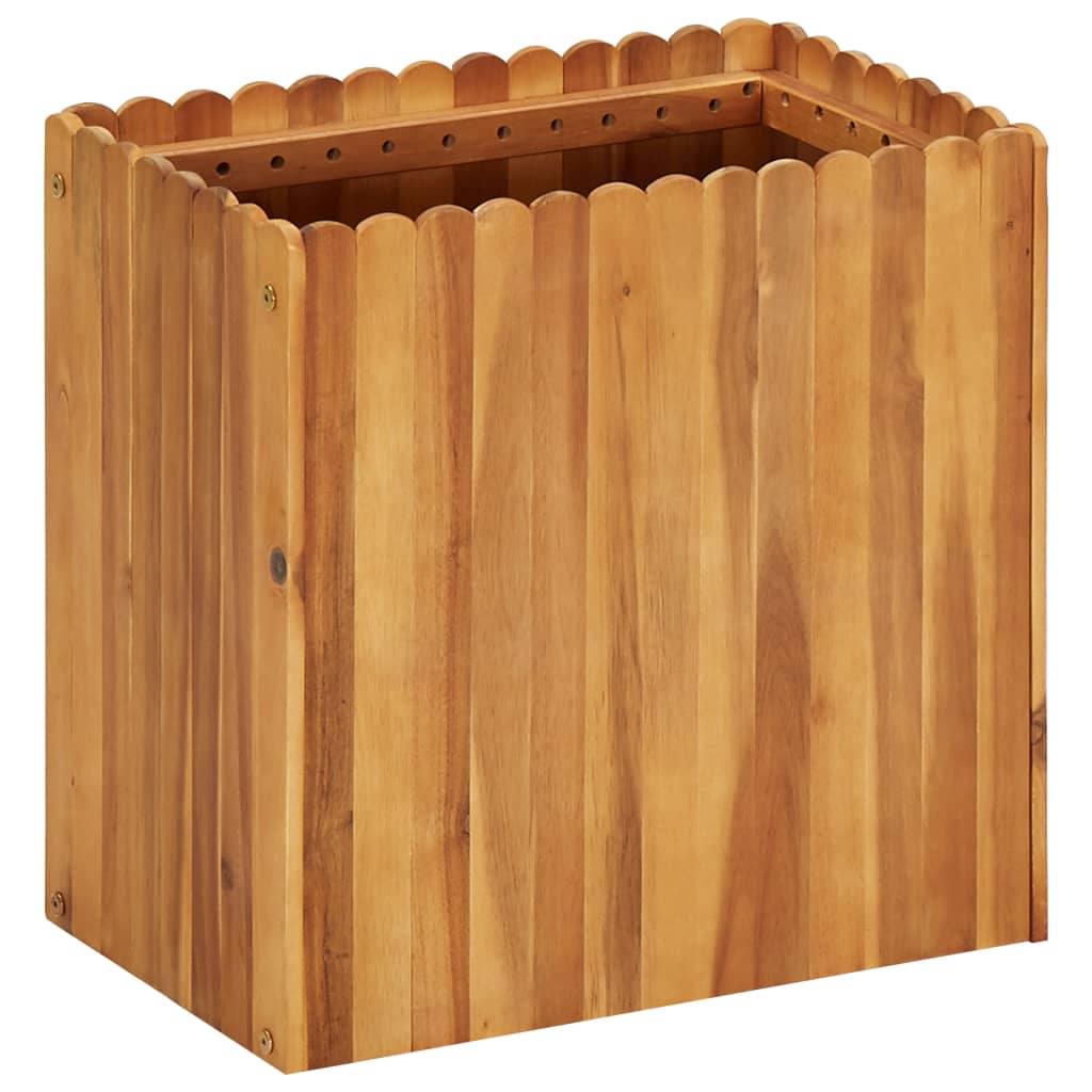 Vidaxl Planter höjde 50x30x50 cm Solid Acaciahout