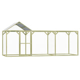 Vidaxl Chicken Coop 4.5x1.5x2 M Impregnerad tall