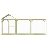 Vidaxl Chicken Coop 4.5x1.5x2 m imprægneret fyrretræ