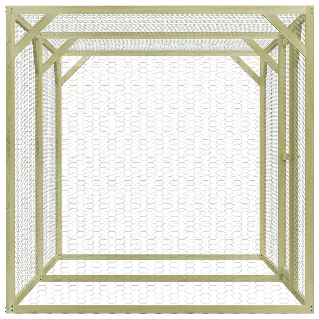 VIDAXL -Hühner Coop 1,5x3x1,5 m imprägnierte Kiefer