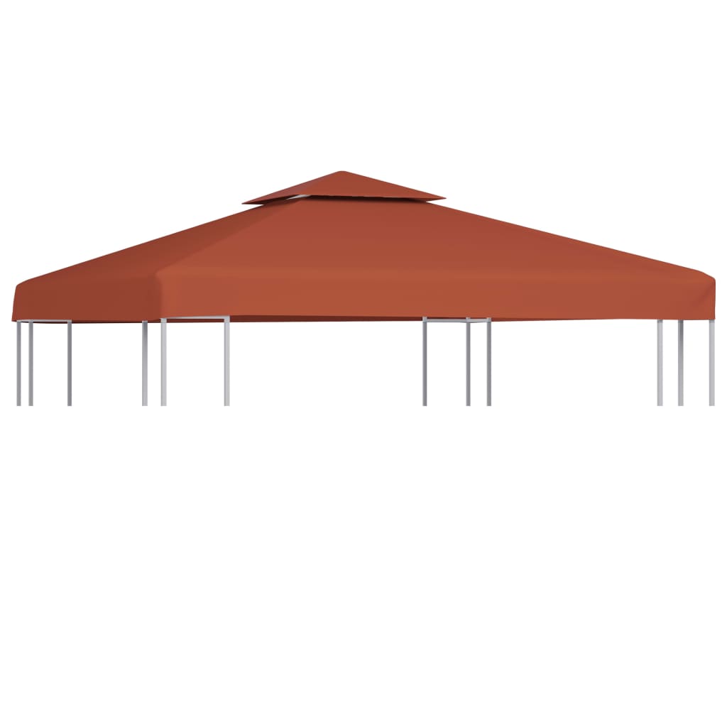 Vidaxl priverkakak 2-Schicht 310 g m² 3x3 m Terracotta faarweg