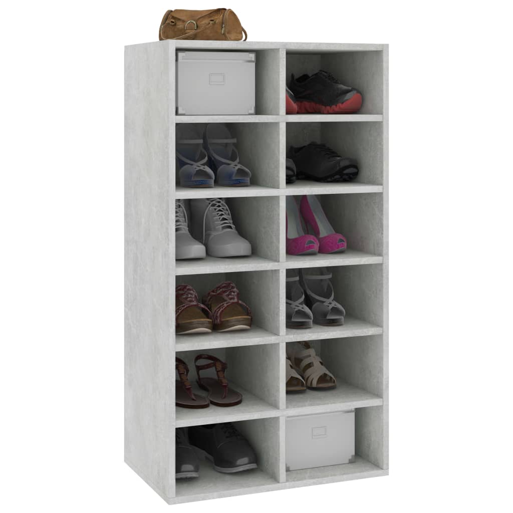 Vidaxl Shoe Rack 54x34x100.5 cm Precio de concreto de madera procesada