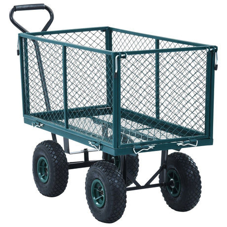 VidaXL Tuinwagen 350 kg groen