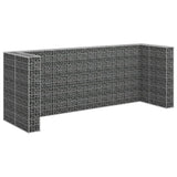 Conteneurs muraux Vidaxl Schanskorf 320x100x120 cm en acier galvanisé