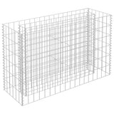 Vidaxl Gabion Planter Insentado 90x30x60 cm de acero galvanizado