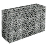 Vidaxl Gabion -Pflanzer vermehrte 90 x 30 x 60 cm verzinkter Stahl