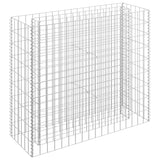 Vidaxl Gabion -Pflanzer vermehrte 90 x 30 x 90 cm verzinkter Stahl