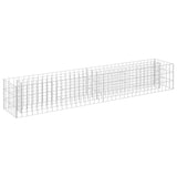 Vidaxl Gabion Planter hevet 180x30x30 cm galvanisert stål