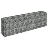 Vidaxl Gabion Planter hevet 180x30x60 cm galvanisert stål