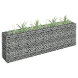 Vidaxl Gabion Fiorter raccolta in acciaio zincato 180x30x60 cm