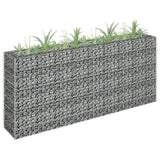 Vidaxl Gabion Fiorter raccolta in acciaio zincato 180x30x90 cm