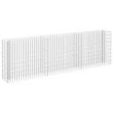 Vidaxl Gabion Planter höjde 270x30x90 cm galvaniserat stål