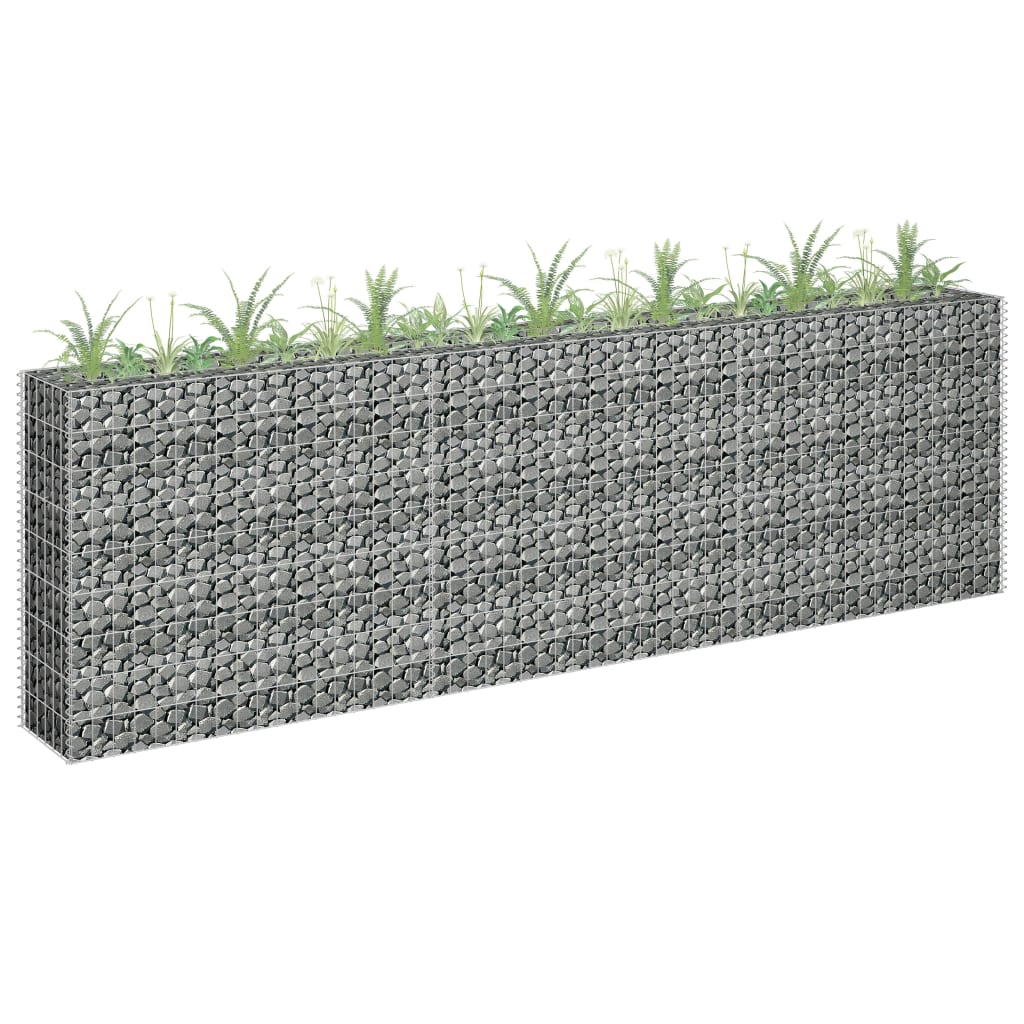 Plaopanice Vidaxl Gabion zvedla 270x30x90 cm galvanizovaná ocel