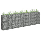 Vidaxl Gabion Planter höjde 270x30x90 cm galvaniserat stål