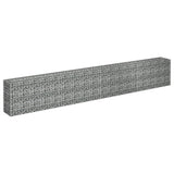 Vidaxl Gabion Planter insenté 360x30x60 cm en acier galvanisé