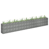 Vidaxl Gabion Planter insenté 360x30x60 cm en acier galvanisé