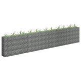 Plantador Vidaxl Gabion Insentado 450x30x90 cm de acero galvanizado