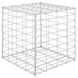 Vidaxl Gabion Planter hevet kube 40x40x40 cm ståltråd