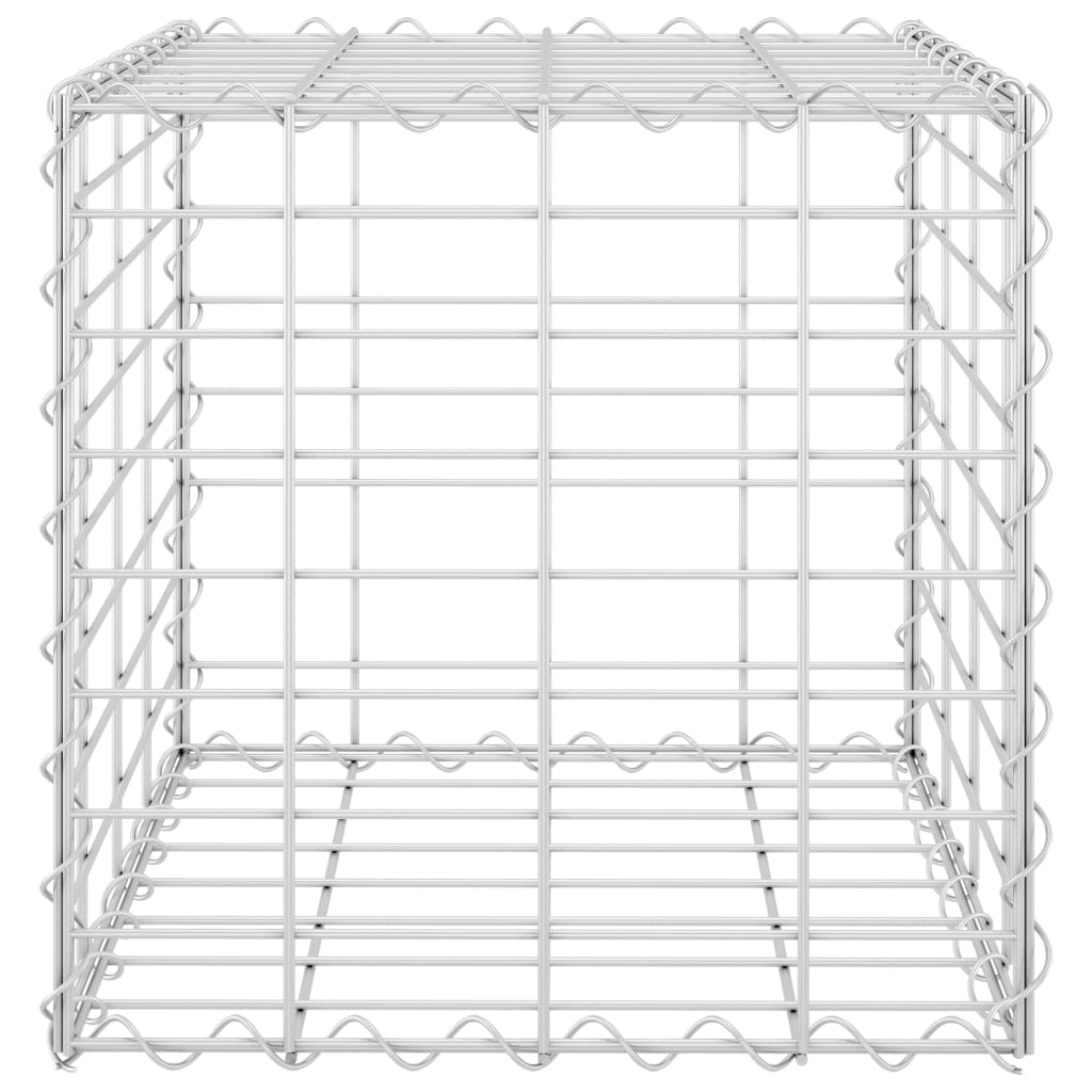 Vidaxl Gabion Planter hevet kube 40x40x40 cm ståltråd