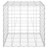 Vidaxl Gabion Planter hevet kube 50x50x50 cm ståltråd