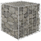 Zvednul se na sedačku Vidaxl Gabion Cube 50x50x50 cm ocelový drát