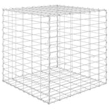 Vidaxl Gabion Planter hevet kube 60x60x60 cm ståltråd