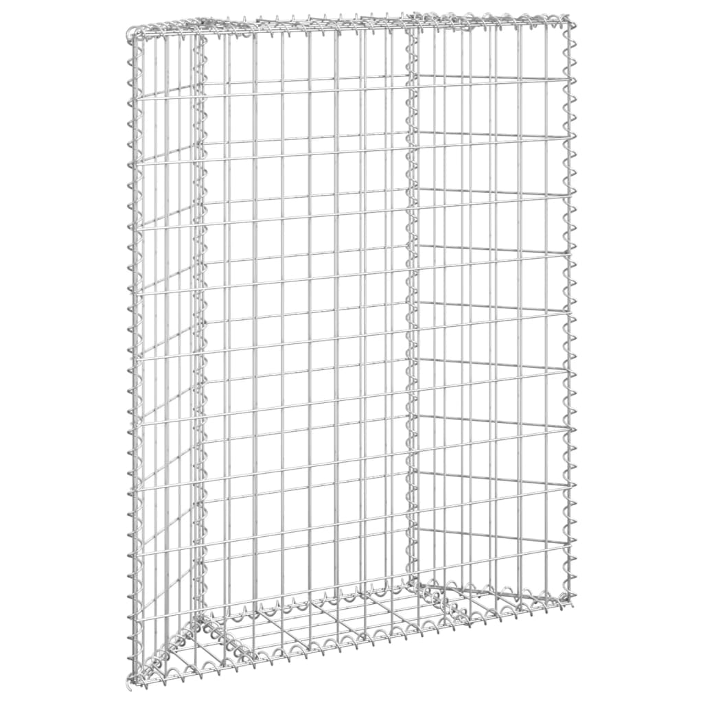 Vidaxl Gabion Planning Buck's Trapezoid 80x20x100 cm Acciaio zincato