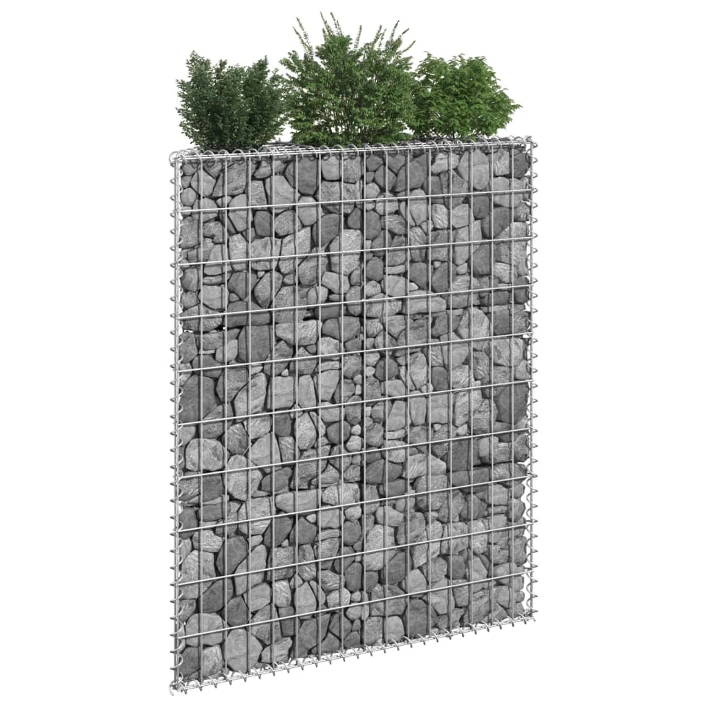 Vidaxl Gabion Planning Buck's Trapezoid 80x20x100 cm Acciaio zincato