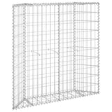 Vidaxl Gabion Planning Buck's Trapezoid 100x20x100 cm galvanisert stål