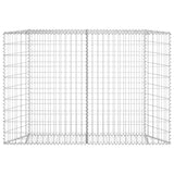 Vidaxl Gabion Planning Bucket Trapezium 150x20x100 cm Galvaniseret stål