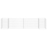 VidaXL Gabion Planter H-shaped 260x40x60 cm steel wire