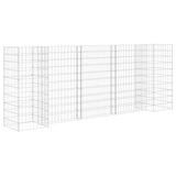 Vidaxl Gabion Planning Box H-formet 260x40x100 cm ståltråd