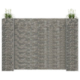 Vidaxl Gabion-Pflanzer H-förmig 260 x 40 x 180 cm Stahldraht