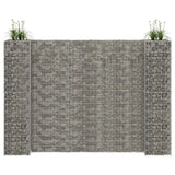 Vidaxl Gabion-Pflanzer H-förmig 260x40x200 cm Stahldraht