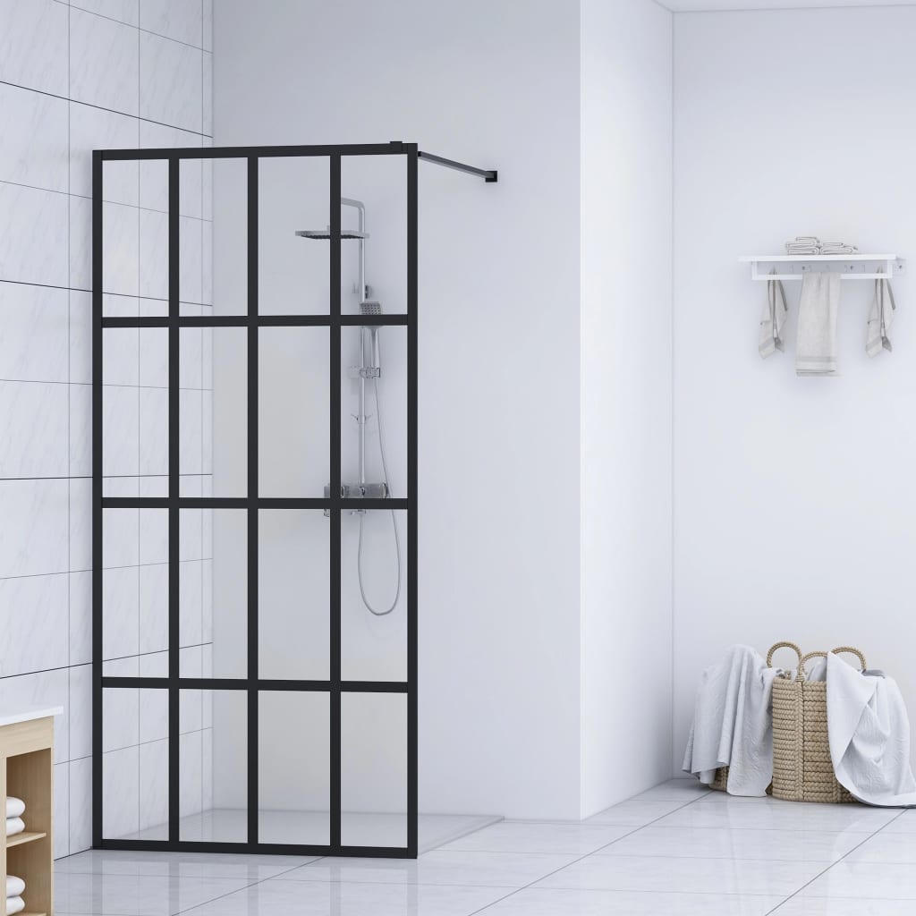 Vidaxl Walk -In Doccia parete 100x195 cm in vetro temperato trasparente