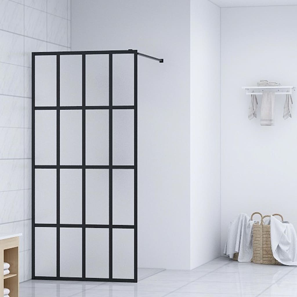 Vidaxl Walk -In Doccia parete 90x195 cm in vetro temperato