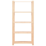 Vidaxl Storage Rack 5-lag 80x38x170 cm Solid Pine 250 kg