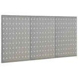 Vidaxl Hakepanel Wall -montert 3 stk 40x58 cm stål