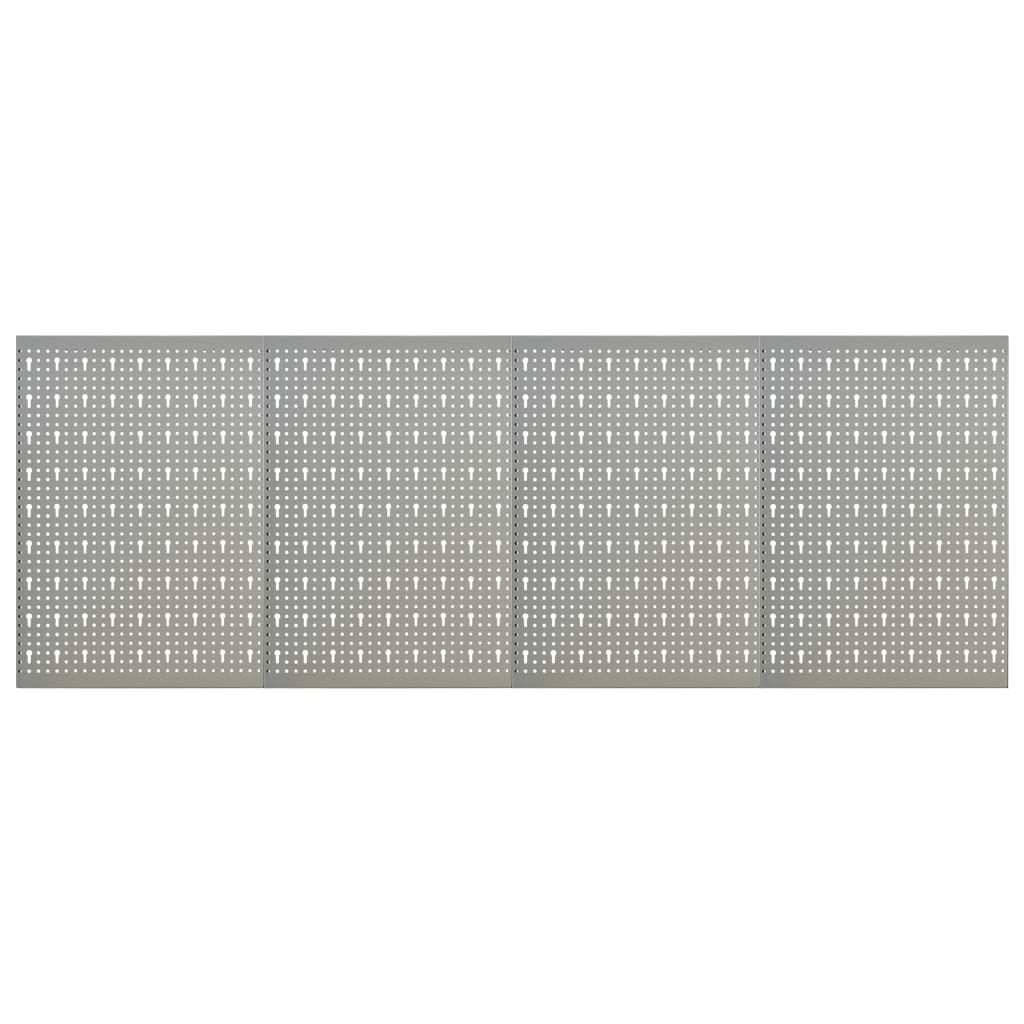 Vidaxl Gaartjenspanelen Wall - Moule de 4 pcs 40x58 cm en acier