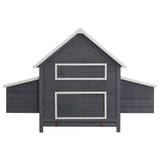 Vidaxl Poulet Coop 157x97x110 cm Holz Grey