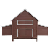 Vidaxl Chicken Coop 157x97x110 CM Wood Brown