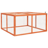 Vidaxl Rabbit Hutch 124x120x60 cm pevné borovice