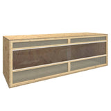 Vidaxl Terraver 144x46x48 cm veraarbecht Holz