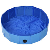 Vidaxl Dog Swimming Pool Sammenfoldelig 80x20 cm PVC Blue