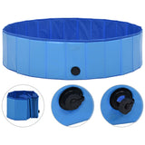 Vidaxl Hond schwammen Pool zesummegelueden 120330 cm pvc blo