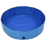 Vidaxl Dog Pływac basen składany 120x30 cm PVC Blue