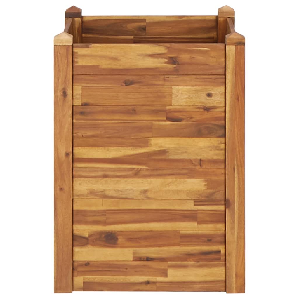 Vidaxl Planter je dvignil 60x60x84 cm trden akacia les