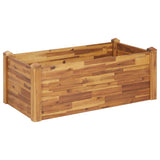 Vidaxl Planter hævet 110x60x44 cm fast acacia træ